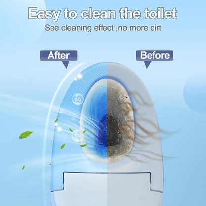 KIISIISO Automatic Toilet Bowl Cleaner Tablets Blue 30 Pack, Drop-In Tank Cleaner for Bathroom, Prevent Stains & Deodorize, Septic Safe, Long-Lasting Cleaning Tabs - Fresh Scent