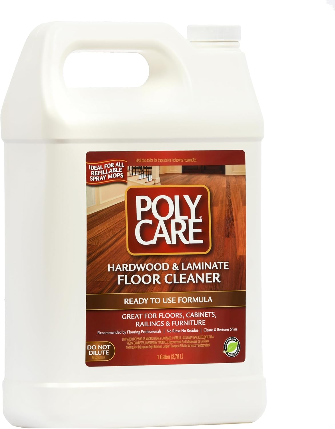 Hardwood Floor Cleaner Refill - 128 fl oz - Fresh- Refill for Spray Mops and Spray Bottles - Residue-Free Floor Cleaning Solution for Wood or Laminate Floors