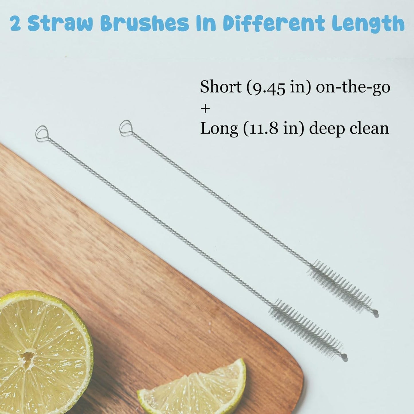 4 Pack Water Bottle Cleaning Kit Straw Cleaner Bottle Brush Cleaner for Owala FreeSip 24oz/32oz/40oz, Silicone Long Brush for Stanley, Sport Bottles, Water Bottles, Coffee Mugs