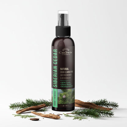 Non-Toxic Odor Eliminator,Natural Cedar Air Freshener Spray for Clothes Storage & Moth Repellent,Closet & Couch Deodorizer,Long Lasting Bathroom & Toilet Freshener, Safe for Kids & Pets-4 oz Pack of 1