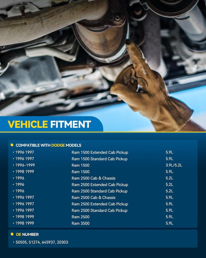 PHILTOP Left and Right Catalytic Converter Replacement For 2005-2010 300 2.7/3.5L V6 RWD, 2006-2010 Charger 2.7/3.5L V6 RWD, 2005-2008 Magnum 2.7/3.5L V6 RWD Replace 55434, 55433 (EPA Compliant) - Colors A