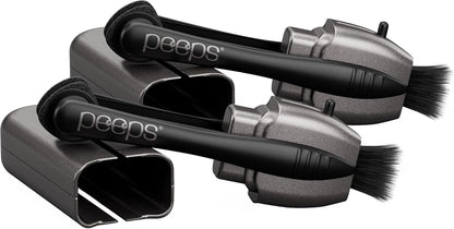 Peeps Glasses Cleaner - for Eyeglasses, Reading Glasses, and More - Lens Cleaner with Carbon Microfiber Tech-Injected Blue-1 Count (Pack of 1)