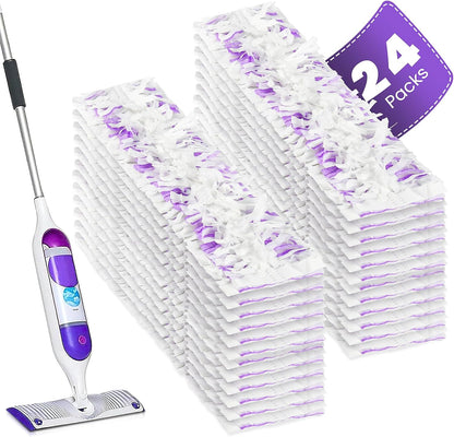 42 Count Disposable for Swiffer Wet Pads Refill Replacement for Swiffer WetJet Spray Mop, Extra Strong Dirt Locking and Water Absorbent, Powerful Stain Removal