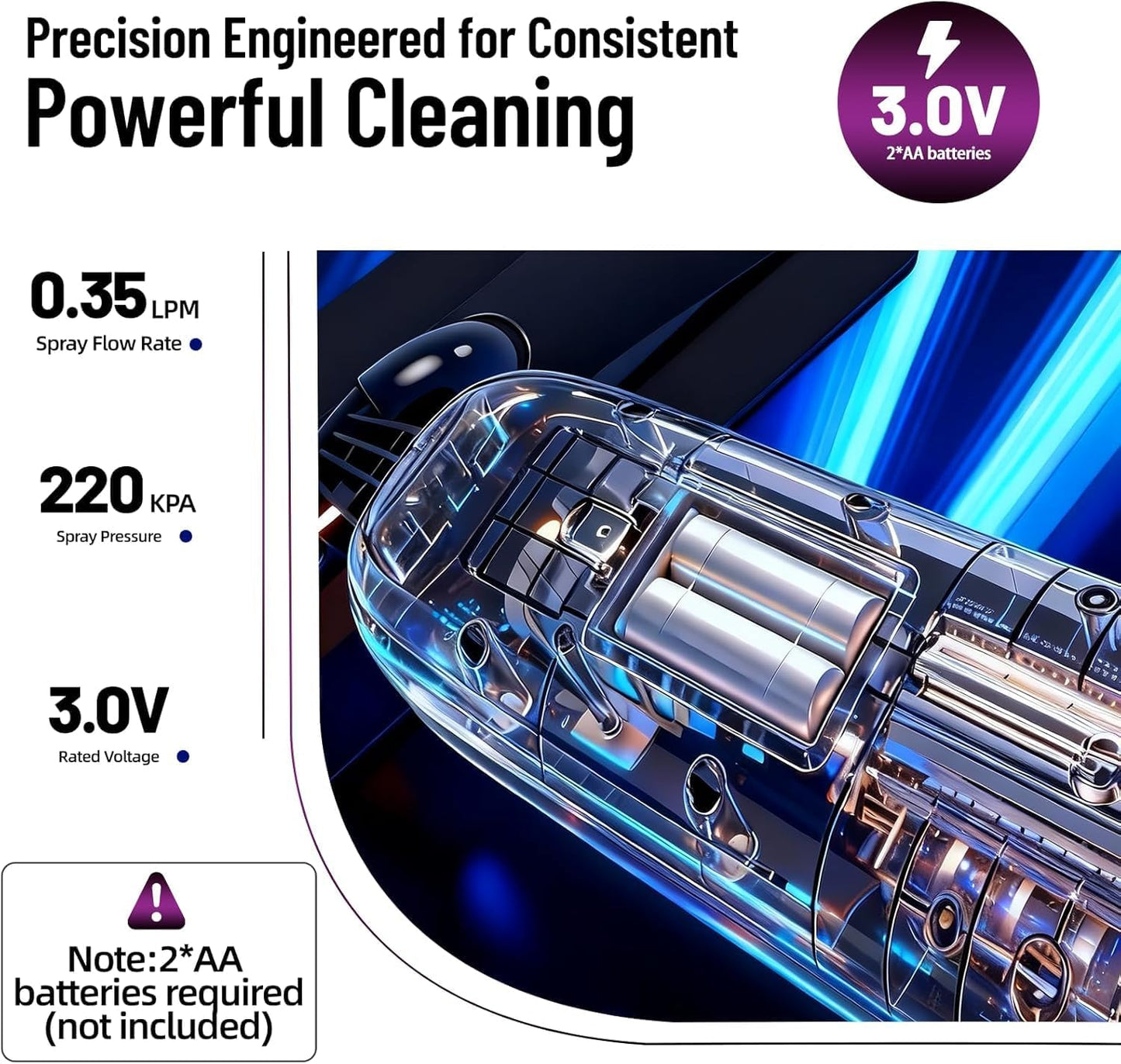 Electric Spray Mop Floor Cleaner with 2 Mopping Pads 720ml Bottle & Scraper 360° Swivel Head Lightweight Cordless Wet Dry Cleaner for Hardwood Floor Cleaning Laminate Tile Wood Vinyl & All Hard Floors