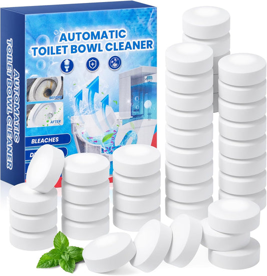 G · PEH 40 Pack Toilet Bowl Cleaner Tablets, Automatic Toilet Bowl Cleaners Effortless Maintenance for High-Traffic & Residential Bathrooms, Fresh Toilet Deep Cleaning Limescale