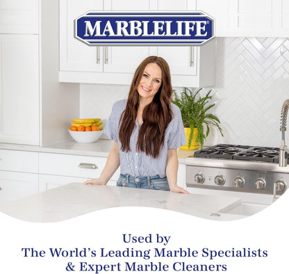 Marblelife InterCare Marble and Travertine, Natural Stone & Terrazzo Liquid Cleaner, Shower & Tile Surface Care, Floor, Walls & Countertop Cleaner and Degreaser, 32 oz