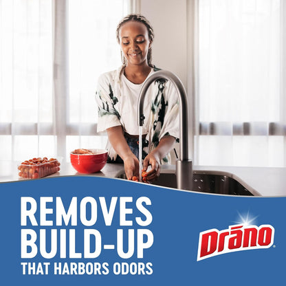 Drano Early Action Foamer Drain Clog Remover and Cleaner for Shower or Sink Drains, Unclogs and Removes Sources of Odor, 17 Fl Oz