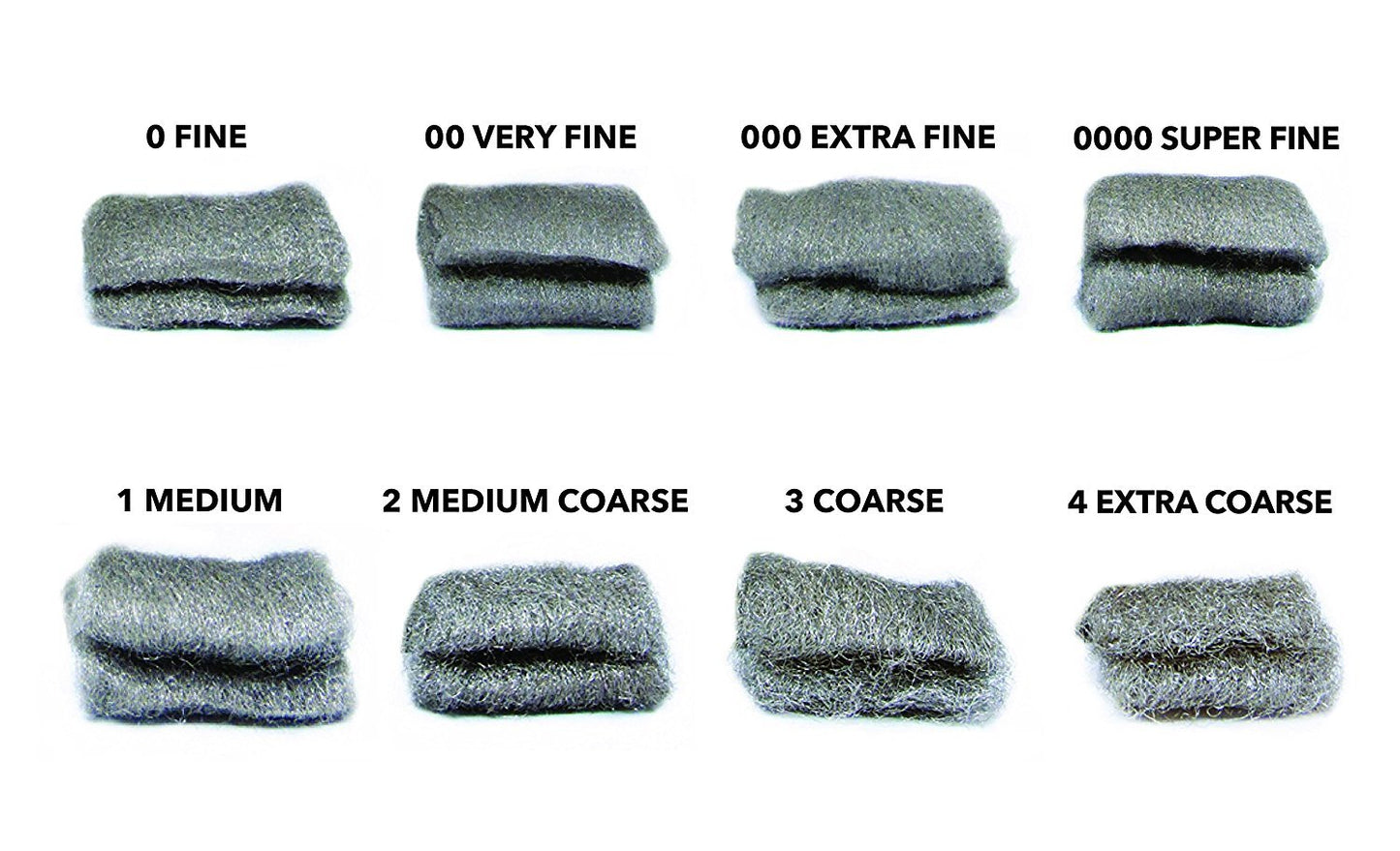 Red Devil 0310 Steel Wool, 0000 (Pack of 16)