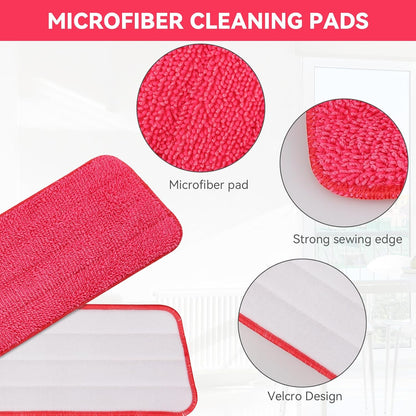 8 Pack Spray Mop Refills Compatible for Libman Freedom Spray Mop, Reusable & Washable 16in Microfiber Floor Cleaning Mop Pads for Spray Mop