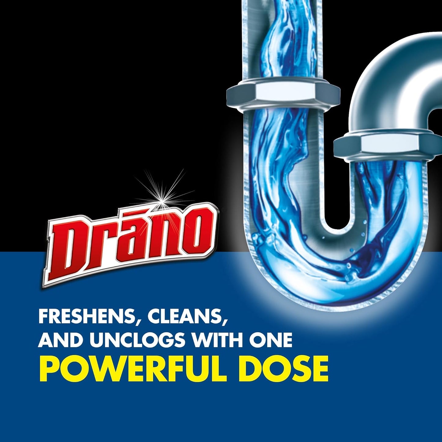 Drano Early Action Foamer Drain Clog Remover and Cleaner for Shower or Sink Drains, Unclogs and Removes Sources of Odor, 17 Fl Oz