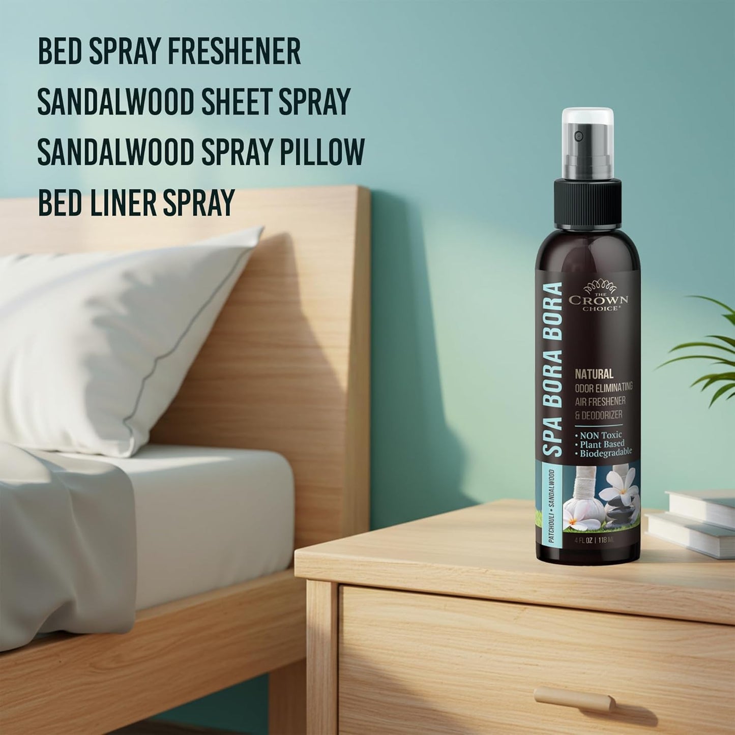 Non-Toxic Odor Eliminator,Natural Cedar Air Freshener Spray for Clothes Storage & Moth Repellent,Closet & Couch Deodorizer,Long Lasting Bathroom & Toilet Freshener, Safe for Kids & Pets-4 oz Pack of 1