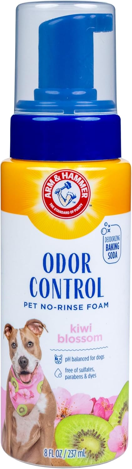 Arm & Hammer for Pets Super Deodorizing Dog Spray with Baking Soda for Odor Control, Freshens Coat Between Baths, pH Balanced Formula for Dogs, 8 Fl Oz - 2 Pack