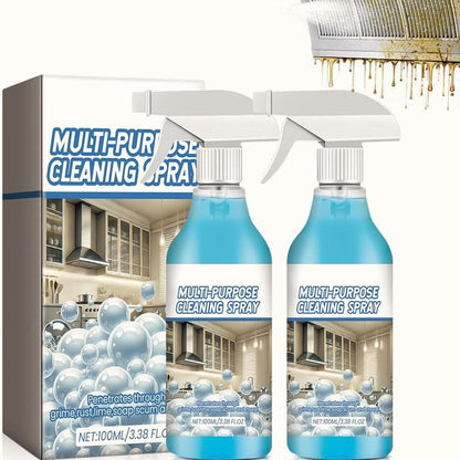 2 Pcs Multi-Purpose Cleaning Spray, Upgraded Spray Oven Cleaner, Foam Toilet Cleaner Kitchen Foam Cleaner, Multi-Purpose Spray for Kitchens, Countertops, Ovens