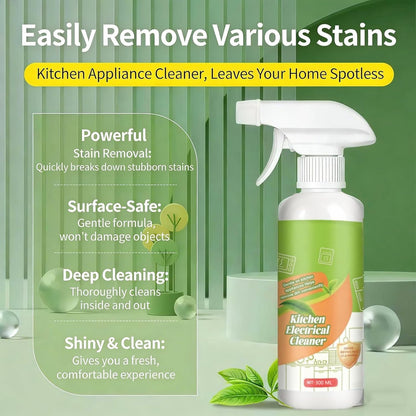 Electrolyzed Ion Kitchen Cleaner Spray, Multi-purpose Household and Kitchen Cleaning Spray, For Hold, Oven, Stove, Range Hood, Easy Cleaning Household