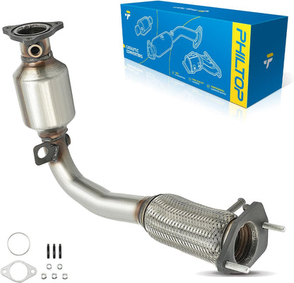 PHILTOP Left and Right Catalytic Converter Replacement For 2005-2010 300 2.7/3.5L V6 RWD, 2006-2010 Charger 2.7/3.5L V6 RWD, 2005-2008 Magnum 2.7/3.5L V6 RWD Replace 55434, 55433 (EPA Compliant) - Colors A