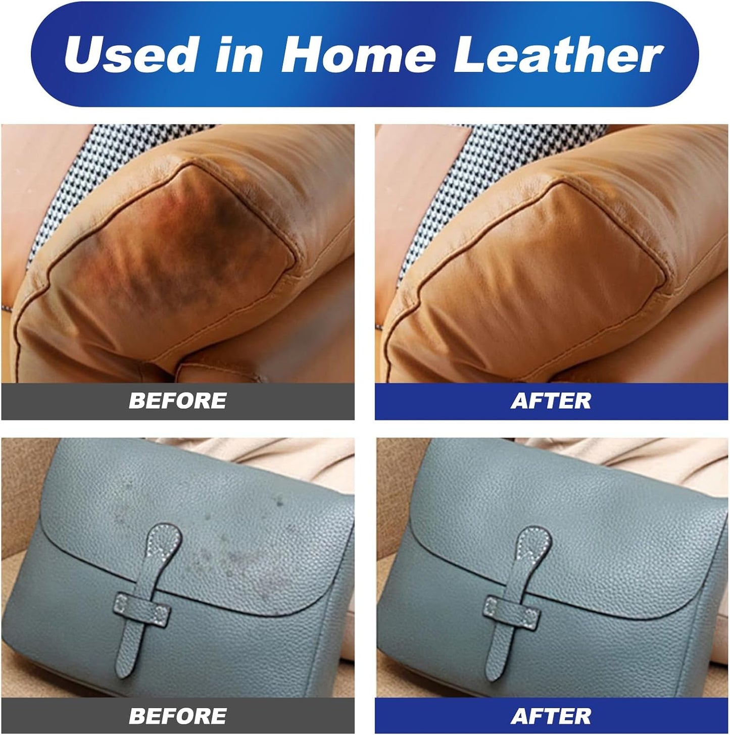 Leader Cleaning and Care Cream & Cleaning Paste for Leather Care, Multifunctional Leather Cleaning Cream, Car Leather Repair Cream, Automotive Interior and Furniture Leather Cleaning Cream(1PC, 260g)