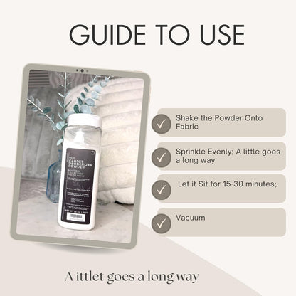 Carpet Deodorizer 35 Oz Carpet Freshner Powder, Hotel Scent Upholstery Deodorizer Vaccuum Safe Pet Odor Eliminator for Home - Luxury Room Deoderizer Timeless Homme