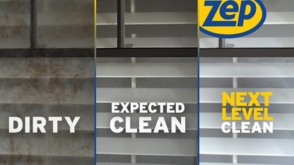 Zep Hose-End Outdoor Cleaner - 32 Ounces - U49910 - Great for Outdoor Glass and Surfaces