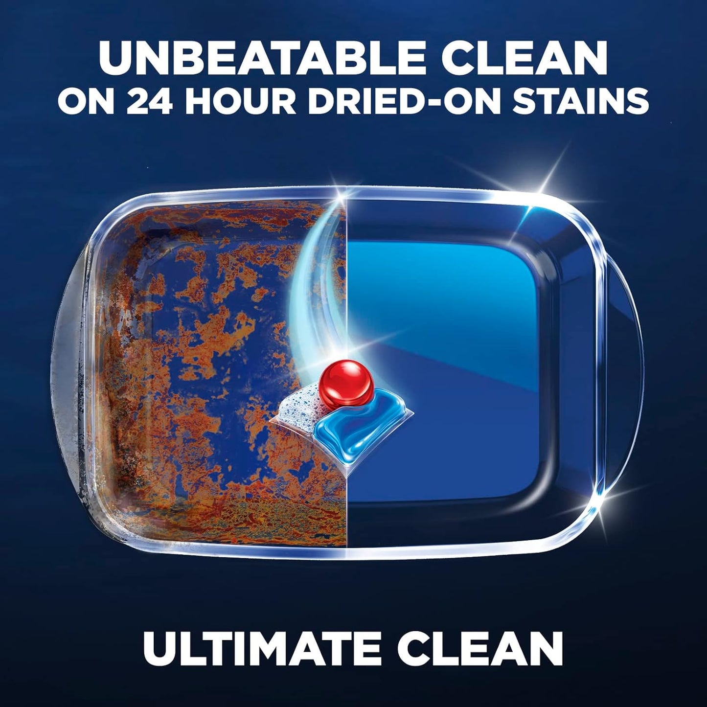 Finish - Quantum - 64ct - Dishwasher Detergent - Powerball - Ultimate Clean & Shine - Dishwashing Tablets - Dish Tabs