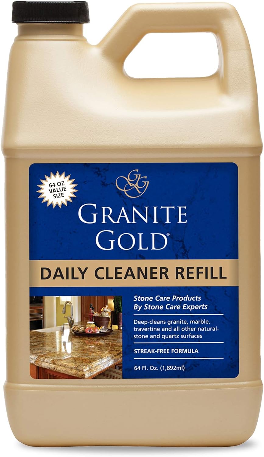Granite Gold Daily Cleaner for Granite, Marble & Other Natural Stone & Quartz Surfaces, 32 Ounces