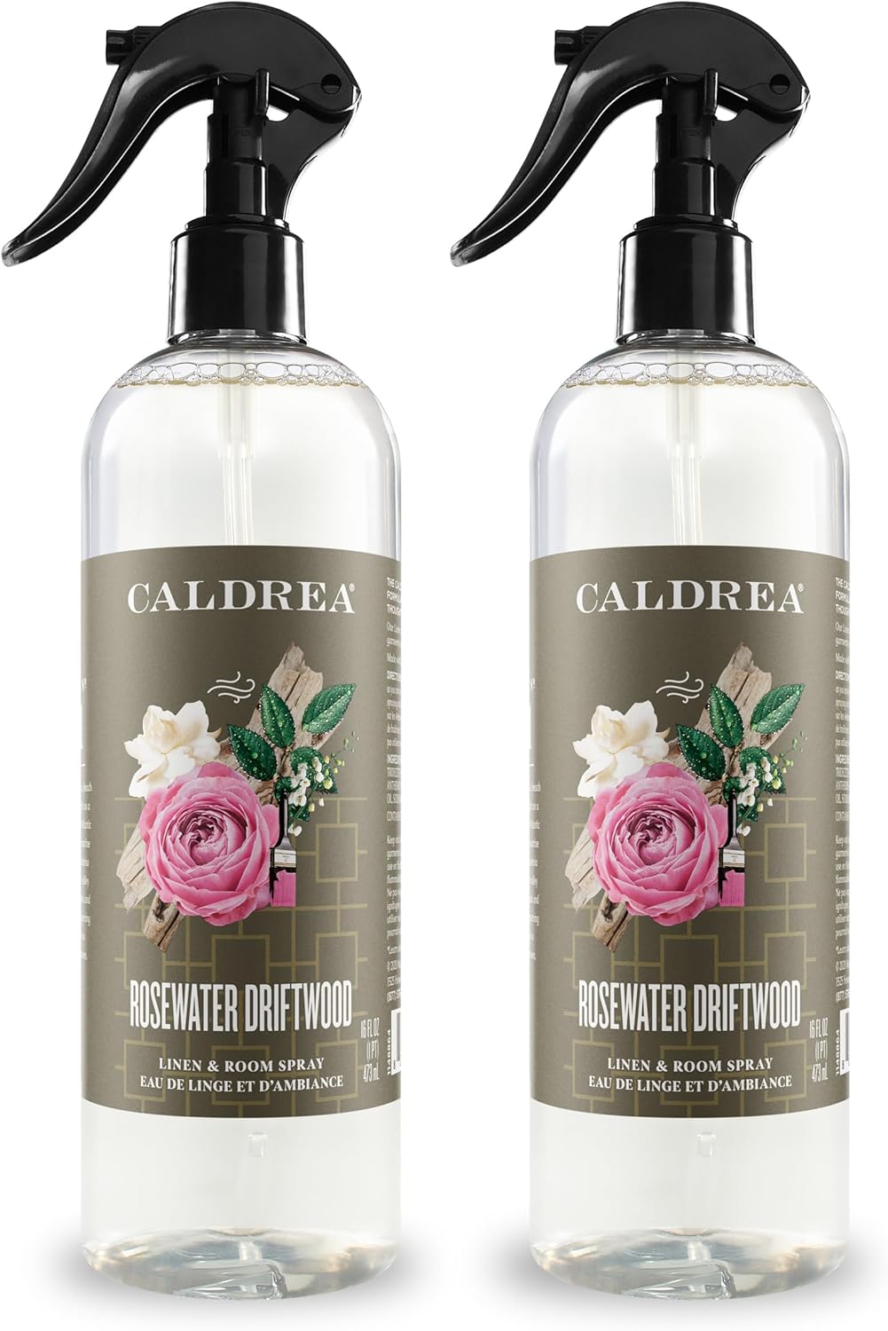 Caldrea Linen and Room Spray Air Freshener, Made with Essential Oils, Plant-Derived and Other Thoughtfully Chosen Ingredients, Pear Blossom Agave Scent, 16 oz