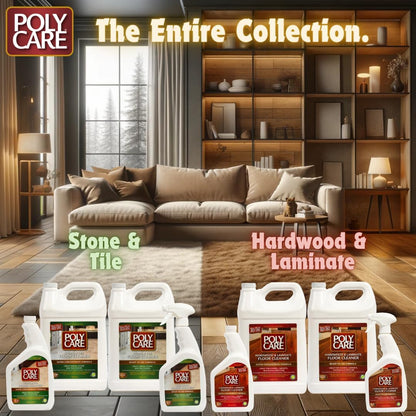 Hardwood Floor Cleaner Super Concentrate - 128 Fl Oz - Fresh- Dilute Concentrate with Water for Spray Mops and Spray Bottles - Residue-Free Floor Cleaning Solution