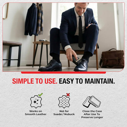 JobSite Instant Express Leather Boot & Shoe Shine Sponge - Neutral