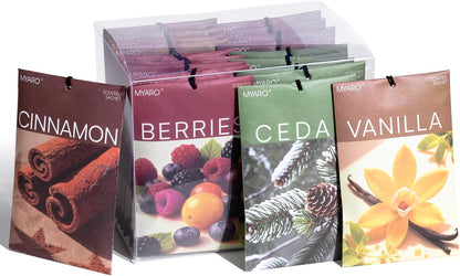 MYARO 12 Pack Fresh Linen Scented Sachets for Drawer, Closet & Car Air Freshener Bags | Odor Eliminator & Fabric Refresher | Crisp, Clean Home Fragrance Gift Set