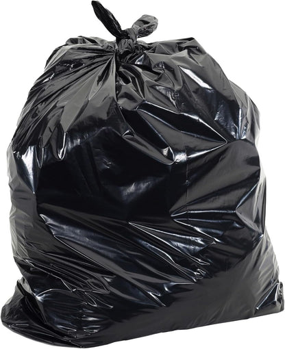 Ultrasac Heavy Duty 55 Gallon Clear Trash Bags - (Value 50 Pack) - 1.2 MIL equivalent Industrial Strength Plastic 37" x 54" for 50-55 Gal Cans -Fits Toter, Rubbermaid Brute, Carlislie Bronco etc.