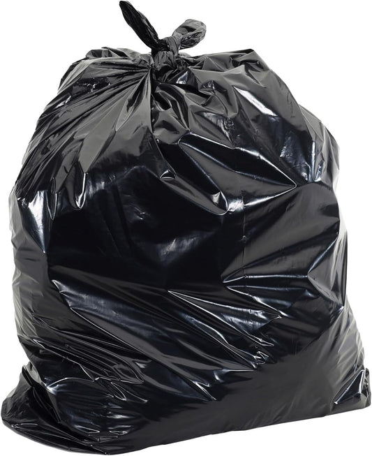 Ultrasac Heavy Duty 55 Gallon Clear Trash Bags - (Value 50 Pack) - 1.2 MIL equivalent Industrial Strength Plastic 37" x 54" for 50-55 Gal Cans -Fits Toter, Rubbermaid Brute, Carlislie Bronco etc.
