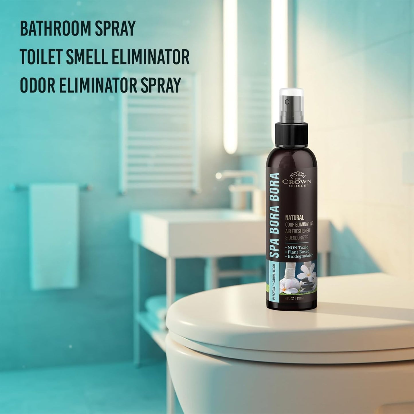 Non-Toxic Odor Eliminator,Natural Cedar Air Freshener Spray for Clothes Storage & Moth Repellent,Closet & Couch Deodorizer,Long Lasting Bathroom & Toilet Freshener, Safe for Kids & Pets-4 oz Pack of 1