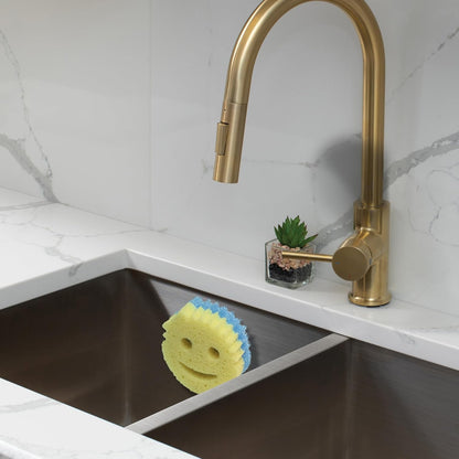 BeraTek Scrub Daddy Holder - Suction Cup Kitchen Sink Caddy - Keep Sponges Clean & Dry - Compatible with Sponge Daddy & Scrub Mommy - Mothers Day Gift for Mom - White, 1-Pack