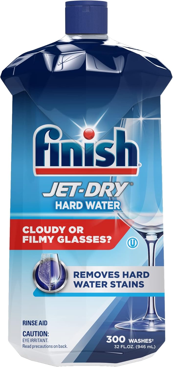 Finish Jet-Dry Rinse Agent - Liquid Hardwater Protection 32oz