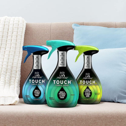Unstopables Touch Fabric Spray and Odor Fighter, Fresh & Breeze, 16.9 oz, Pack of 2