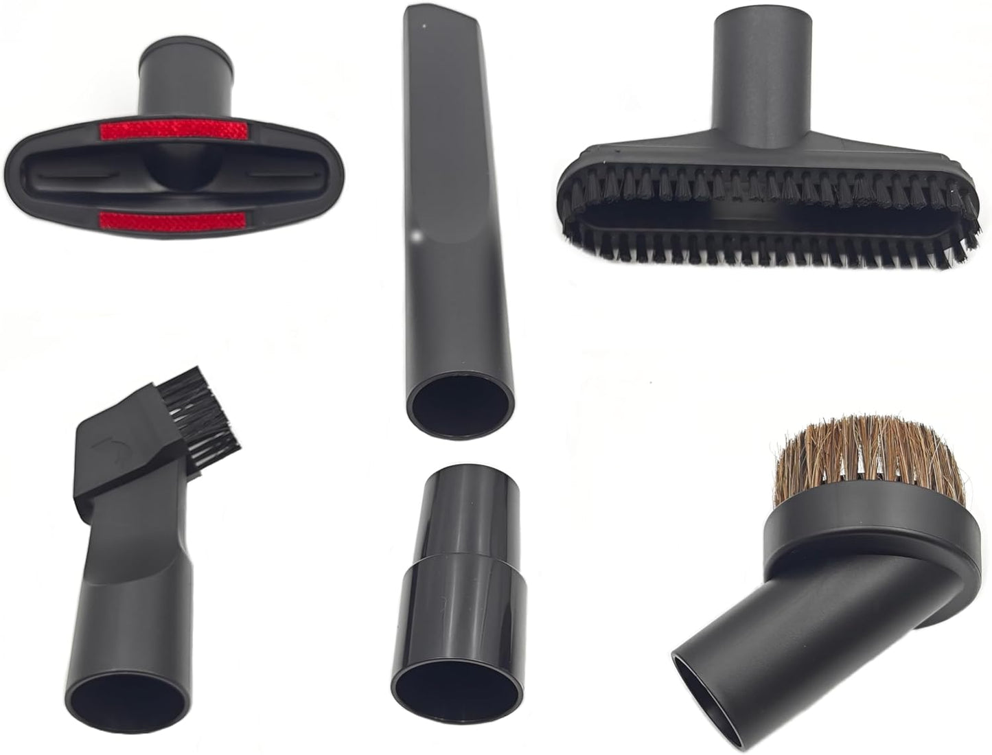 32mm (1-1/4 inch) &35mm (1-3/8 inch) Vacuum Attachments-Vacuum Cleaner Accessories Brush Kit Fits Vacuum Cleaner (6pcs)