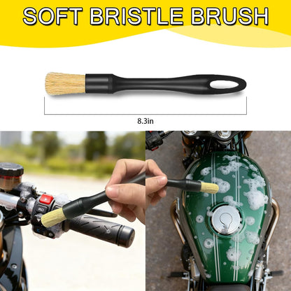 Motorcycle Cleaning Kit, Motorcycle Detailing Wash Kit, Motorcycle Cleaner Brush Tools