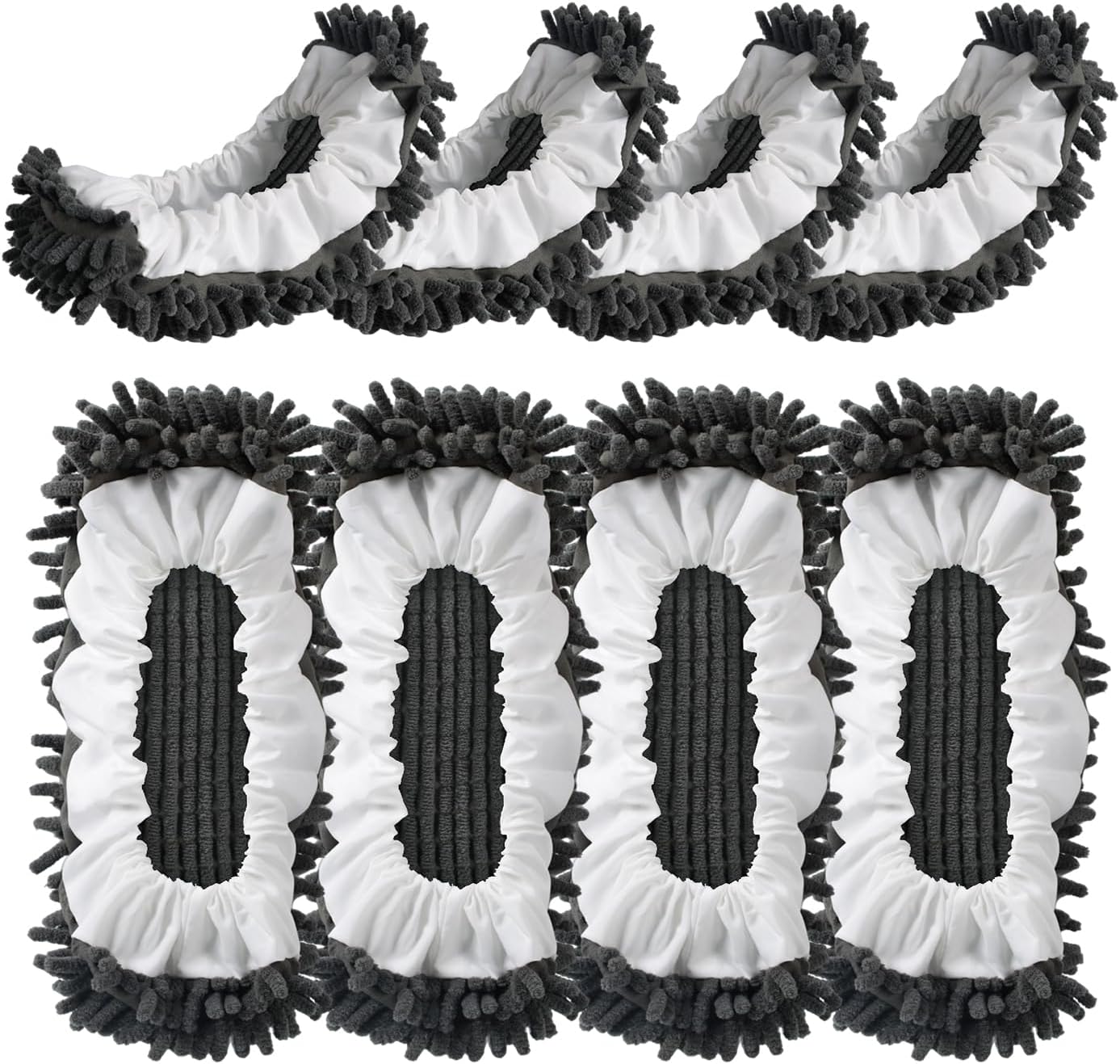 Mop Slippers Socks Floor Cleaning,Microfiber Shoe Covers dust Washable Reusable for Woman Man House Kitchen