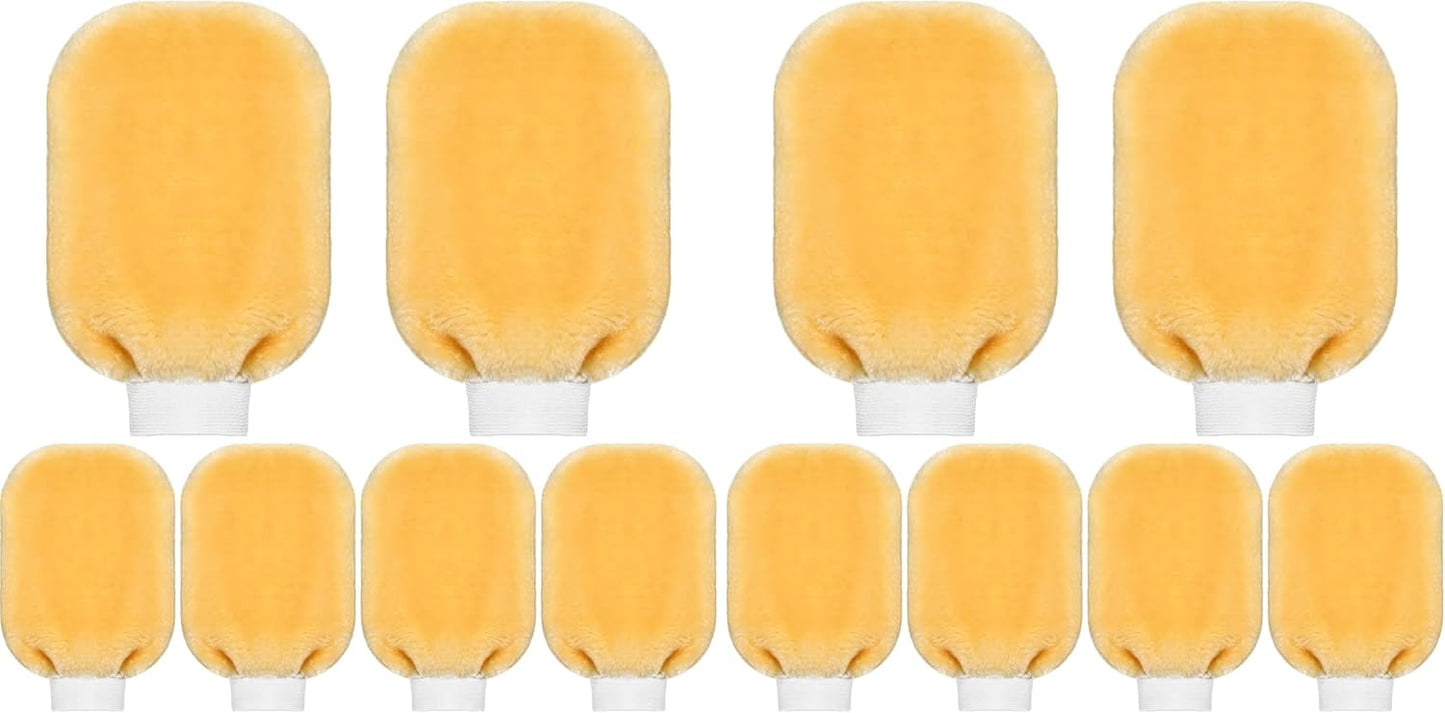Remerry 6 Pcs Painters Mitt Painters Tool Dusting Gloves Deck Stain Applicator for Painting Cleaning Dusting