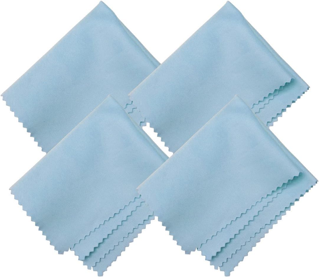 Microfiber Cleaning Cloths - for All LCD Screens, Tablets, Lenses, and Other Delicate Surfaces (8-Pack, 6x7)