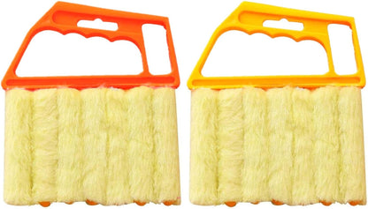Chris.W 2Pack Window Blind Cleaner Duster Brush Microfiber Blind Cleaner Tools for Window Shutters Blind Air Conditioner Jalousie Dust