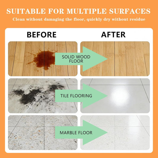 SOPAMI 12pcs Floor Cleaning Solution Tablet Deep Cleans for Multiple Hard Floors, Tile and Vinyl Floors，Suitable With All Robot Vacuums with Mopping and Cordless Wet/Dry Vacuum Mop Cleaner lemon Scent