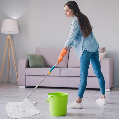 SmoothNovelty 10 Pcs Extra Large Microfiber Cloth 30" x 20" Large Floor Microfiber Towel Reusable Washable Free Lint Free Cloth Rag for Squeegee Mop Floor Window Housekeeping (Bright Color)