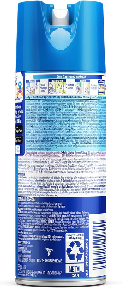 Lysol® Disinfectant Spray - Spring Waterfall 12.5 oz, Case of 12 Cans
