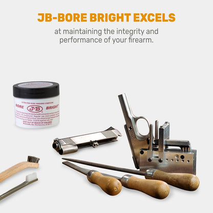 Brownells J-B Bore Bright Gun Cleaner Solvent Oil-Paste, Gunsmithing Tools Maintenance Cleaning Supplies, 2 oz. (57g) Jar