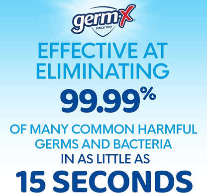 Germ-X Advanced Single-Use Hand Sanitizer Wipes, 20 Soft Wipes (Pack of 10), Fast-Drying & No Rinse Plant-Based Alcohol, Moisturizing Hand Sanitizer with 70% Alcohol