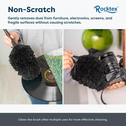 Anti-Static Dusting Brush – Safe for Electronics, Screens, Car Interior & Collectibles – Soft, Non-Scratch, Washable & Reusable