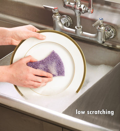 3M Scotch-Brite Purple Scouring Pad 2020CC, 2.8 in x 4.5 in, 4/Pack