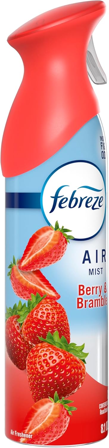 Febreze Air Mist, Air Freshener Spray, Odor Fighting Room Spray, Deodorizer for Home Bathroom Kitchen Office Apartment Dorm Room Classroom, Linen & Sky Scent, 8.1oz (Pack of 6)
