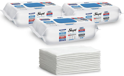 Sleepy Easy Clean XL Multi Surface Cleaning Wipes (100 Count) – Natural Vinegar & Baking Soda Formula – Jumbo 8"x8" All Purpose Wet Wipes for Kitchen, Bathroom, Glass & Electronics – No Streak