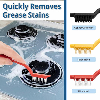 13Pcs Crevice Cleaning Brush Set, Multifunctional Hard Bristle Crevice Cleaning Brushes Tools for Deep Cleaning Gaps, Kitchens, Tight Spaces, Corners, Bottles, Cups, Teapots, Sinks, Bathrooms